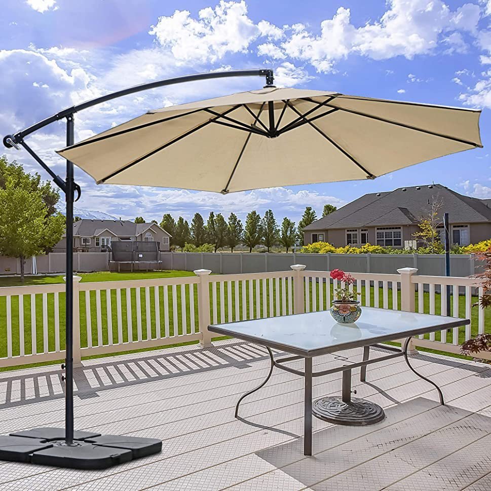 Outdoor 3m Side Leisure Patio Umbrella - Image 4