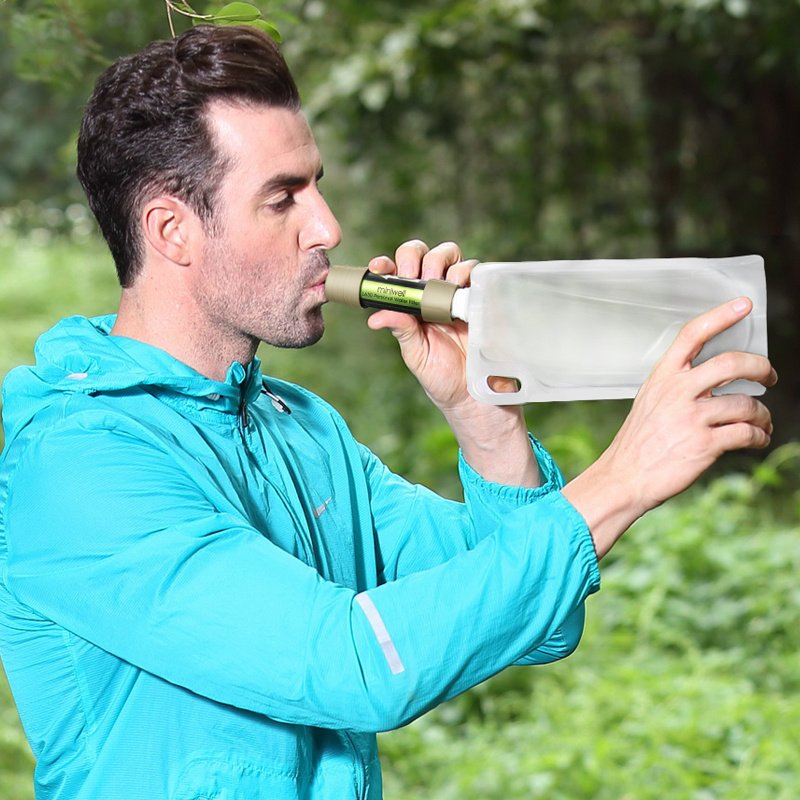 Outdoor Travel Emergency Filtration Straws Field Water Purification Gravity Filter Water Purifier - Image 3