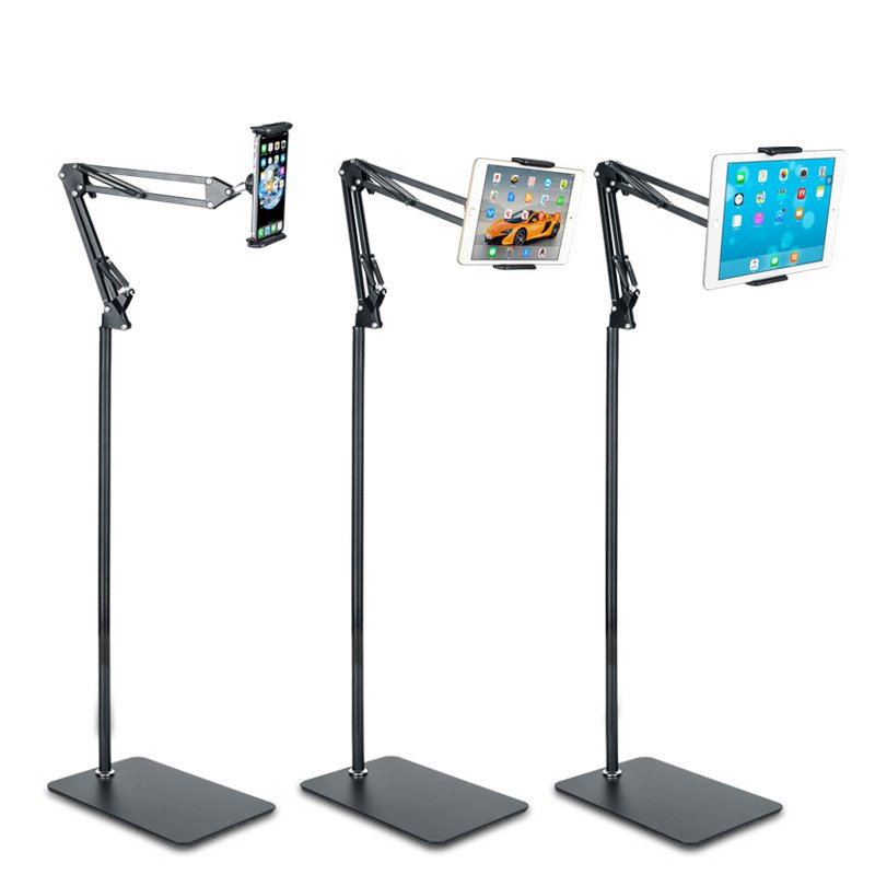 Lazy Mobile Phone Holder 360 Degree Rotating Folding Floor Stand - Image 3