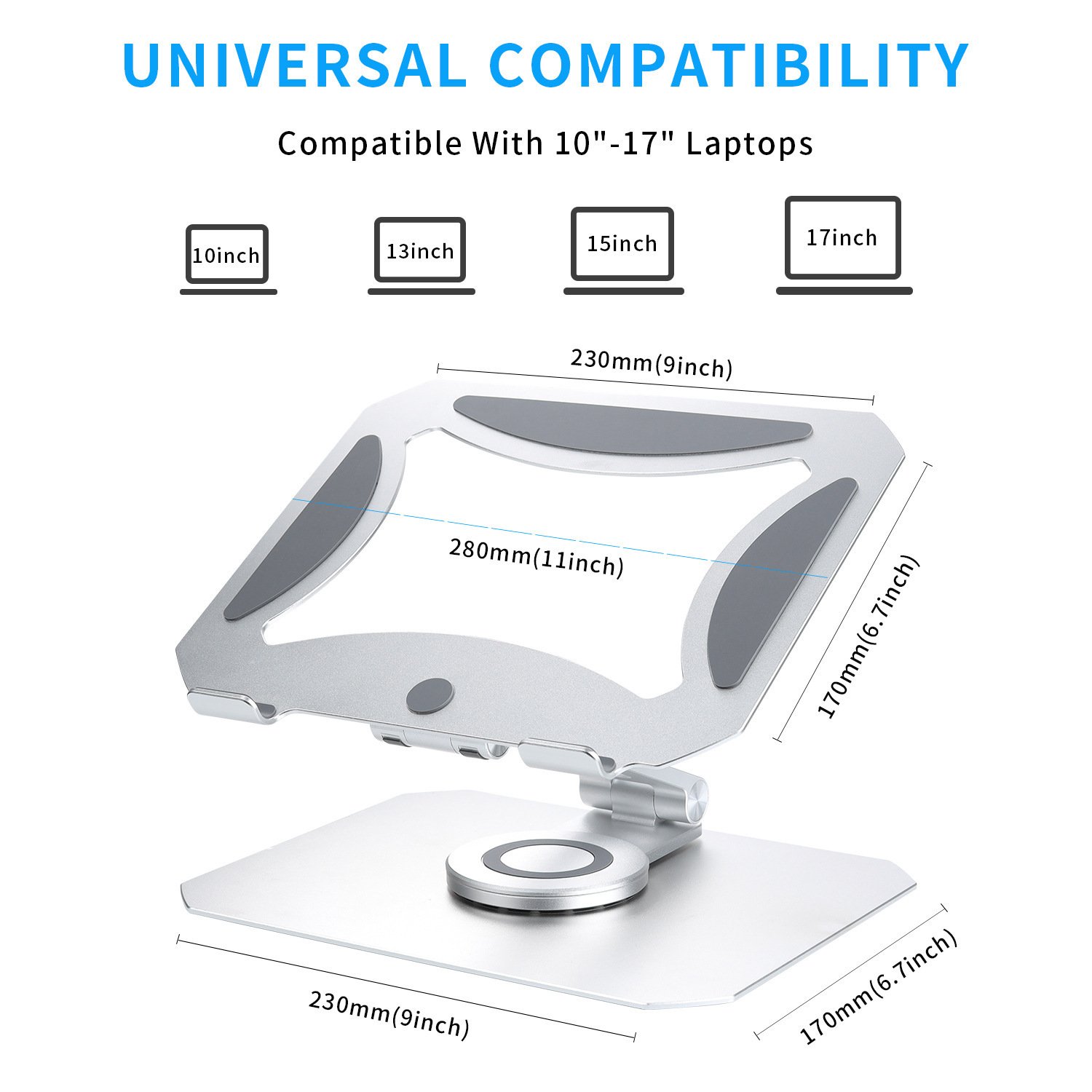 360 Degree Rotating Desktop Laptop Stand - Image 4