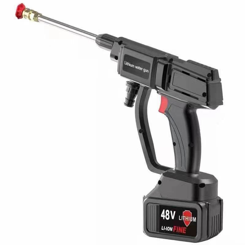 High Pressure Car Washing Machine Wireless Lithium Battery Portable Electric Household Rechargeable Water Gun - Image 6