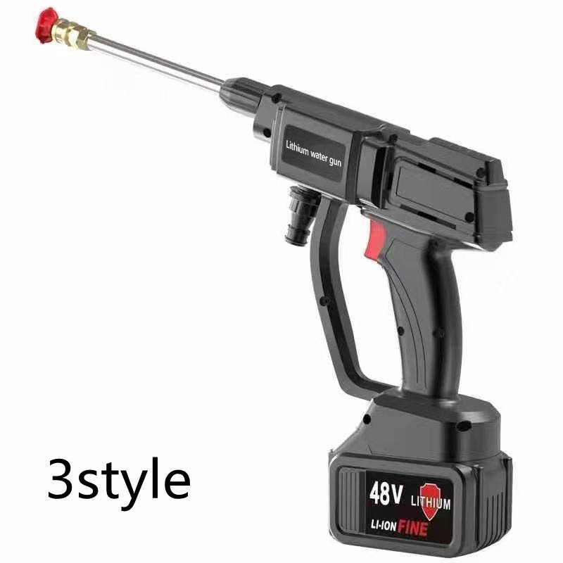 High Pressure Car Washing Machine Wireless Lithium Battery Portable Electric Household Rechargeable Water Gun - Image 9