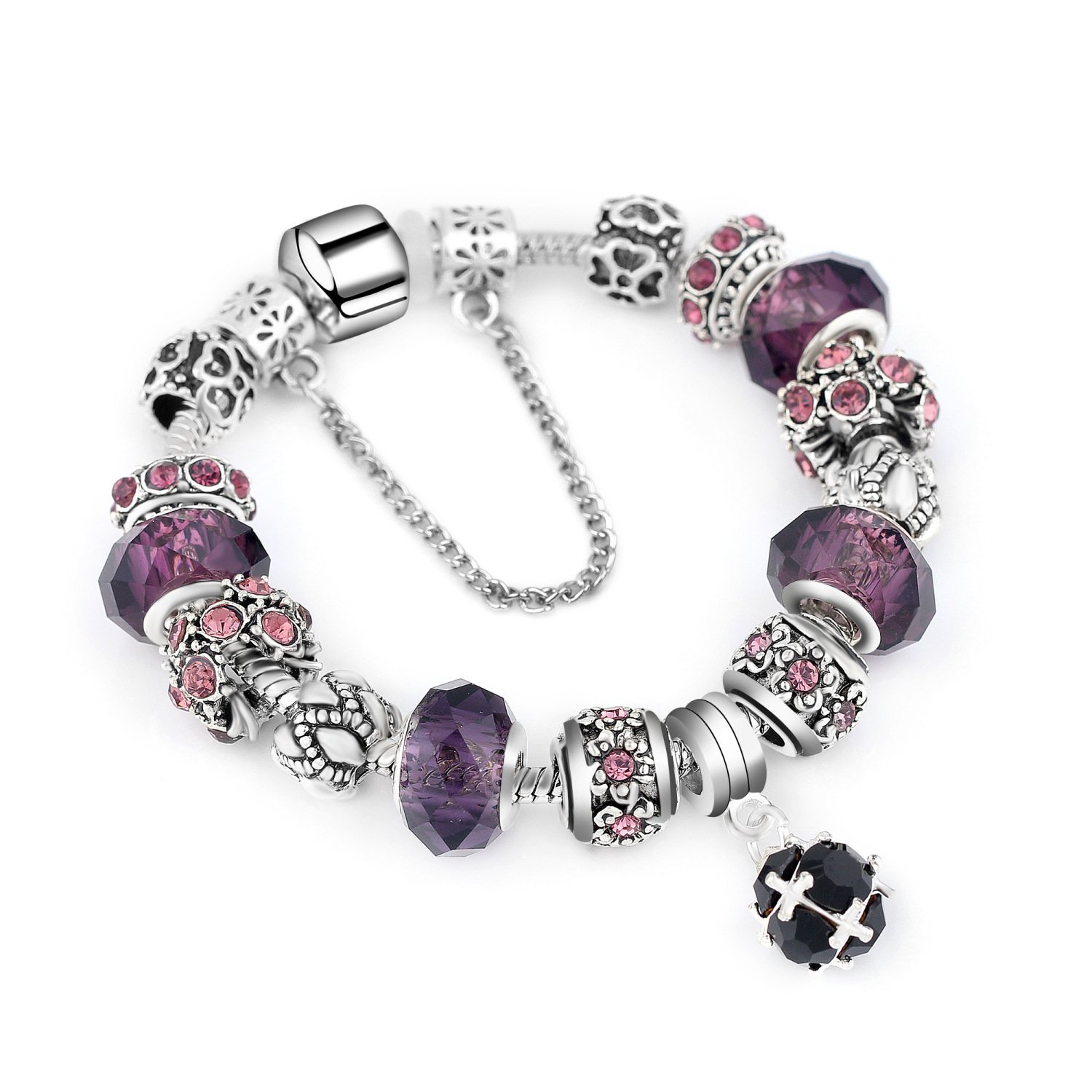 Crystal Bead Bracelet Alloy Style For Women - Image 2