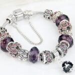 Crystal Bead Bracelet Alloy Style For Women